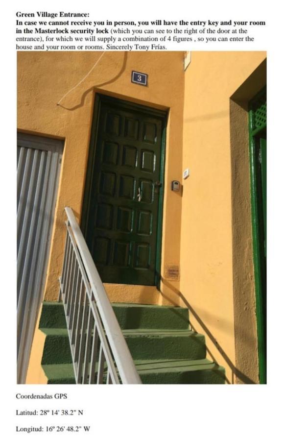 Green Village. Tony Frias. Fasnia 外观 照片